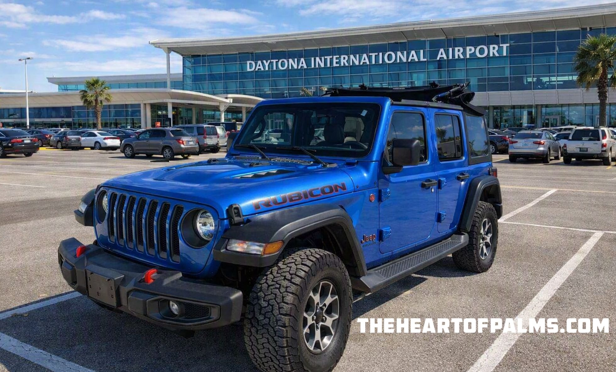 Jeep Rubicon at Daytona International Airport